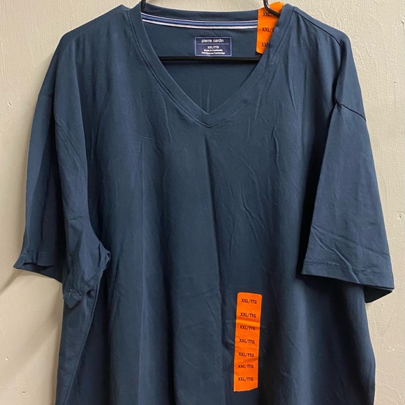 Men’s Pierre Cardin XXL Blue T-Shirt-New - Picture 1 of 6